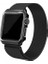 Ally Apple Watch 6-5-4 44MM Watch Ultra 49MM Metal Kayış Milano Loop+Metal KILIF-(1903) 5