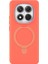 CPT05 Xiaomi Redmi Note 14 Pro 4g Regal Magsafe Standlı Kapak - Turuncu 3