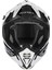 X-Track 22-06 Kask Siyah Beyaz 2