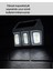 Güneş Enerjili Bahçe ve Duvar Aydınlatma – BK-618-3 LED Lamba 5