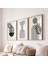 (Çerçevesiz) Bauhaus 3'lü Çerçevesiz Poster Set, Modern Dekoratif Poster Seti 3