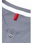 Erkek Henley Normal Kesim Düğmeli Patlı Sıfır Yaka Penye Pamuk T-Shirt 4