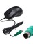 Ps/2 Optik Kablolu Mouse Pc Için Eski Yuvarlak Girişli Ps2 Mouse 3