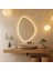 Lunaria Asimetrik LED Ayna – Organik Doğal Form Modern Duvar Aynası 3