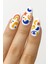 Soyut Desenler Renkli Tırnak Dövmesi 1