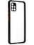 Newface Samsung Galaxy A71 Kılıf Miami Şeffaf Silikon - Siyah 1