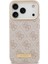 iPhone 17 Pro Uyumlu Kılıf Guess Lisanslı M-Safeli 4g Desenli Pu Metal Plaka Klasik Logolu Pembe 3