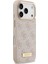 iPhone 17 Pro Uyumlu Kılıf Guess Lisanslı M-Safeli 4g Desenli Pu Metal Plaka Klasik Logolu Pembe 4