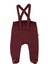 Seed Organik Pamuk Patikli Bebek Salopet-Bordo 1