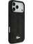 iPhone 17 Pro Max Uyumlu Kılıf Lacoste Lisanslı M-Safeli Pu Deri Karışık Monogram Desenli Siyah 4
