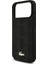 iPhone 17 Pro Max Uyumlu Kılıf Lacoste Lisanslı M-Safeli Pu Deri Karışık Monogram Desenli Siyah 6