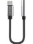 AX105 Type-C To 3.5mm Aux Çevirici Örgülü Ses Adaptörü Gümüş 1