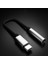 AX105 Type-C To 3.5mm Aux Çevirici Örgülü Ses Adaptörü Gümüş 5