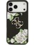 iPhone 17 Pro Max Uyumlu Kılıf Guess Orjinal Lisanslı Gül Baskılı Büyük Metal Logolu Kapak Siyah 4