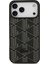 iPhone 17 Pro Max Kılıf Lacoste Lisanslı M-Safeli Pu Deri Kartlıklı Karışık Monogram Desenli Siyah 2