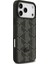 iPhone 17 Pro Max Kılıf Lacoste Lisanslı M-Safeli Pu Deri Kartlıklı Karışık Monogram Desenli Siyah 3