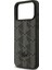 iPhone 17 Pro Max Kılıf Lacoste Lisanslı M-Safeli Pu Deri Kartlıklı Karışık Monogram Desenli Siyah 5