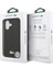 iPhone 17 Uyumlu Kılıf Lacoste Lisanslı M-Safeli Pu Deri Karışık Monogram Desenli Kapak Siyah 8