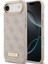 iPhone 17 Air Uyumlu Kılıf Guess Lisanslı M-Safeli 4g Desenli Pu Metal Plaka Klasik Logolu Pembe 1