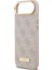 iPhone 17 Air Uyumlu Kılıf Guess Lisanslı M-Safeli 4g Desenli Pu Metal Plaka Klasik Logolu Pembe 6
