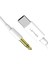 AX106 Lightning To 3.5mm Aux Audio Kablo 1m Beyaz 3