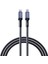 LC509 Type-C To Lightning Pd 30W Örgü Tasarımlı Hızlı Şarj Özellikli Şarj Kablosu 1m Siyah 1