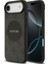 iPhone 17 Air Uyumlu Kılıf Guess Orjinal Lisanslı M-Safeli Yazı Logolu Circle Classic Kapak Siyah 1