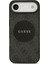iPhone 17 Air Uyumlu Kılıf Guess Orjinal Lisanslı M-Safeli Yazı Logolu Circle Classic Kapak Siyah 3