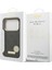 iPhone 17 Pro Uyumlu Kılıf Guess Lisanslı M-Safeli 4g Desenli Pu Metal Plaka Klasik Logolu Siyah 8