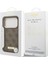iPhone 17 Pro Uyumlu Kılıf Guess Lisanslı M-Safeli 4g Desen Pu Metal Plaka Klasik Logolu Kahverengi 8