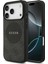 iPhone 17 Pro Uyumlu Kılıf Guess Orjinal Lisanslı M-Safeli Yazı Logolu Circle Classic Kapak Siyah 1