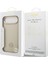 iPhone 17 Air Uyumlu Kılıf Guess Orjinal Lisanslı M-Safeli Grained Yazı ve Taşlı 4g Logolu Kapak Bej 8
