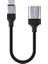 AX122 USB To Type-C Dönüştürücü Otg Kablo Siyah 1