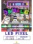 Pixel LED Kumandalı Dijital Dinamik LED Kişiselleştirilebilir Kayan Yazı Ev Ofis Araç Uyumlu LED 1