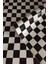 Bien Exclusive (50CM x 2mt), 1 M² cm Siyah Beyaz Kare Dama Yapışkanlı Kaplama Pvc Folyo F-08 2