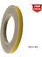 Reflektif Fosforlu Şerit Bant, Düz Reflekte Ikaz Bandı 0.5cm x 10M Sarı 5003 1