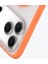 iPhone 17 Pro Max Uyumlu Kılıf M-Safe Şarj Özellikli Youngkit Clear Serisi Kapak Turuncu 5