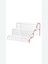 Pleksi Merdiven Raf 3 mm Şeffaf3 ( 30 cm Genişlik ) 3 Katlı Stand 2