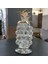 Dekoratif Kristal Cam Tekli Ananas Orta Boy Şeffaf Gold 4