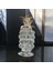 Dekoratif Kristal Cam Tekli Ananas Orta Boy Şeffaf Gold 5