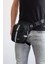 Seventeen - Unisex Siyah Motorcu Bacak ve Çapraz Çanta - 4963 3