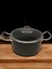 Tuna House Granit Derin Tencere 20 cm Siyah 2