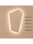 Asimetrik LED Ayna – Boho Tarzı Organik Form Modern Duvar Aynası 5