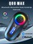 Q08 Max Rgb Işık Efektli Intercom Bluetooth Motosiklet Kask Kulaklığı Intercom Kulaklık 1