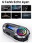 Q08 Max Rgb Işık Efektli Intercom Bluetooth Motosiklet Kask Kulaklığı Intercom Kulaklık 2
