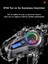 Q08 Max Rgb Işık Efektli Intercom Bluetooth Motosiklet Kask Kulaklığı Intercom Kulaklık 4