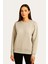 Unisex Oversize % 100 Pamuk Içi Polarlı Yumuşak Dokulu Basic Sweatshirt 2