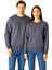 Unisex Oversize % 100 Pamuk Içi Polarlı Yumuşak Dokulu Basic Sweatshirt 1
