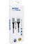 WK-22023 USB To Micro USB Örgülü Lacivert Telefon Şarj Kablosu 2