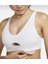 Dri-Fit Indy Plunge Cutout Bra Beyaz Kadın Sporcu Sütyeni 3
